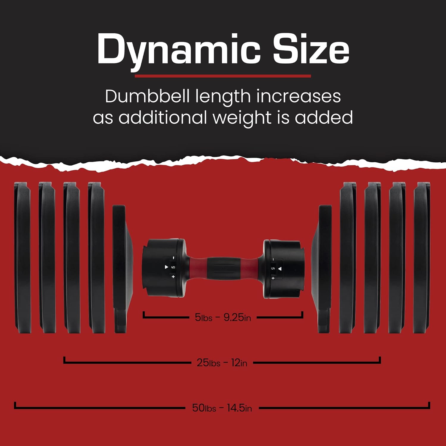 Core Fitness® Adjustable Dumbbell Weight Set by Affordable Dumbbells - Image 2