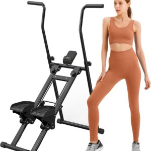 Stair Stepper for Home,Stair Climber Foldable,Large Pedal Vertical Climber Machine for Full-Body Workout,Steppers for Exercise at Home with 300LBS Loading Capacity