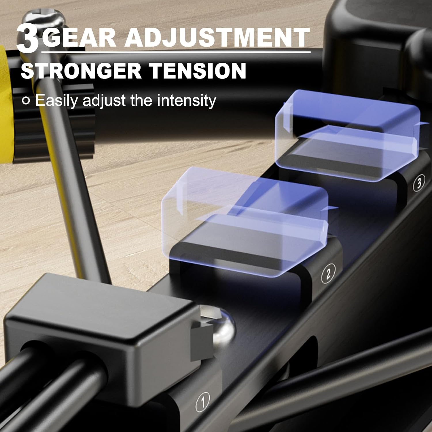 Ab Machine, Dragonfly Rowing Machine with LCD Display, Supports 300lbs Weight Capacity, Adjustable Multi-Functional Home Gym Equipment for Full Body Workout, Arms, Legs, Core for Men & Women - Image 6