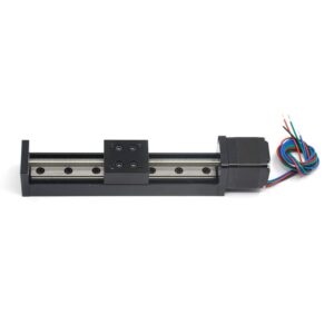 100mm Effective Travel Length Mini Linear Rail Guide Lead Screw T6x1 with NEMA11 Stepper Motor for DIY/CNC Router Parts X Y Z Linear Stage Actuator