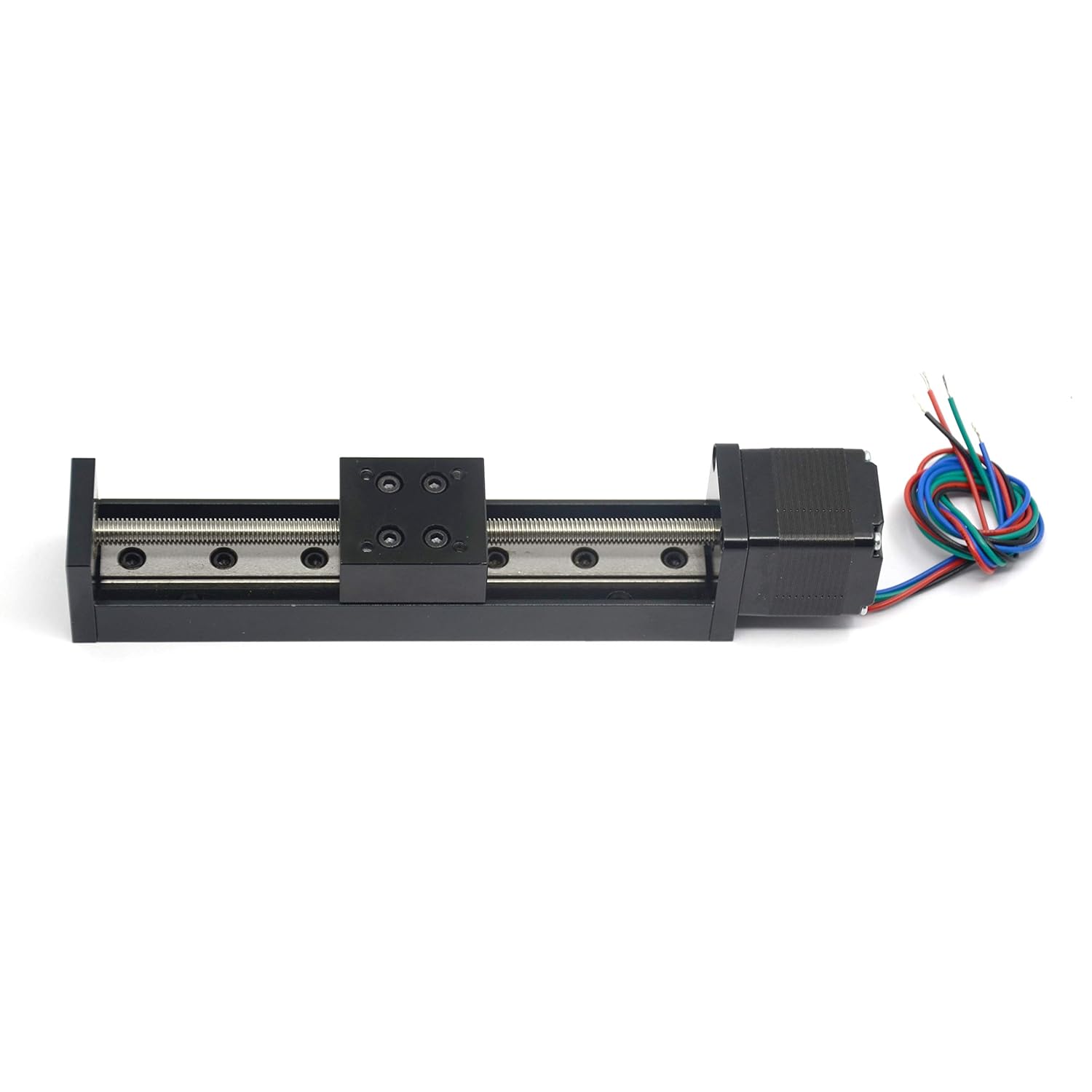 100mm Effective Travel Length Mini Linear Rail Guide Lead Screw T6x1 with NEMA11 Stepper Motor for DIY/CNC Router Parts X Y Z Linear Stage Actuator - Image 2