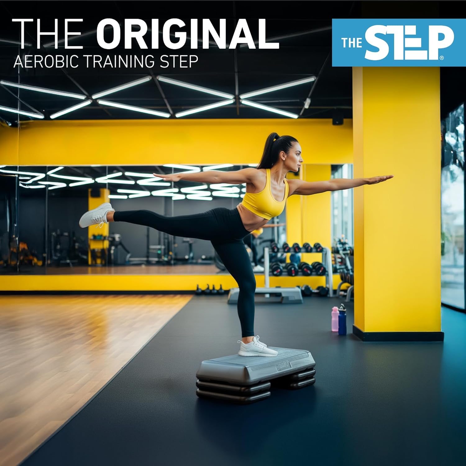Freestyle STEP Exercise Step Platform, Circuit Size Stepper for Exercise at Home - Image 2