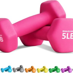 Balelinko Home Gym Equipment Workouts Strength Training Weight Loss Pilates Weights Yoga Sets Weights for Women, Men, Seniors and Youth
