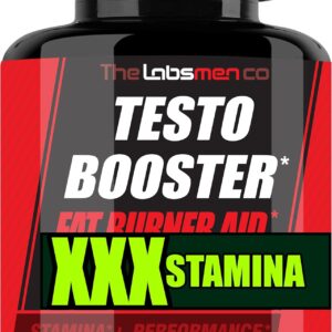Natural Testosterone Booster for Men at Gym & Bedroom, Happy Wife, Happy Nights – Helps Boost Physical Performance, Restore Vitality and Support Weight Management – 60 Tablets