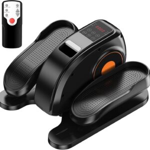 Sweetcrispy Compact Under-Desk Elliptical – Quiet Mini Pedal Exerciser with Adjustable Speed and LED Display, Portable Workout Equipment for Home or Office