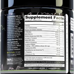 Cutler Nutrition High Stim Pre Workout Powder Prevail Rush Preworkout for Men & Women for Intense Pumps Energy and Focus with Caffeine NO3T Betaine and Dynamine | Cotton Candy Grape (20 Servings)