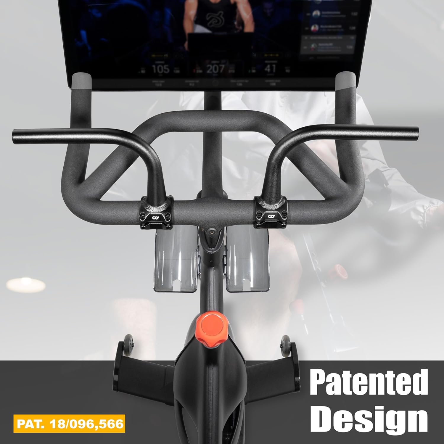 CyclingDeal 1 Pair of Handlebar Extenders for Indoor Exercise Bike - Great Handlebar Extension Accessory for Peloton - Compatible with Bicycle Handlebar Grips - Package with Handlebar Grips - Image 4