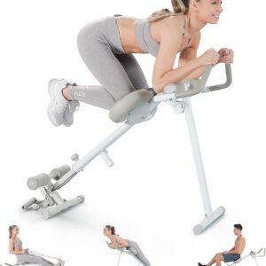 WONDER CORE Pro Max, Ab Machine for Stomach Workout, Ab Workout Equipment for Home Gym Trainer, 4-in-1 Exercise Equipment – Rowing, Leg Press, Glider, Roman Chair