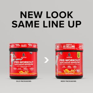 Six Star Pre-Workout Explosion, Peach Mango (30 Servings) – Preworkout Energy Powder Supplement for Men & Women – Pre Workout Drink Mix with Creatine & Beta Alanine – Sports Nutrition Products