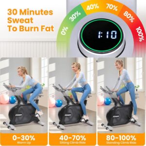 5-in-1 Multi-Function Exercise Bike | 350 lb Capacity | 32-Level Magnetic Resistance with Safety Brake | Adjustable Seat & Handlebars | Quiet Belt Drive & Performance Tracking​​