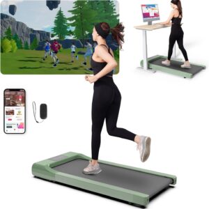 Walking Pad Treadmill, 3 in 1 Portable Under Desk Treadmill 300 lb Capacity, Treadmills for Home Small with Remote Control, 2.5 HP Low Noise Small Treadmill Jogging Running Machine with LED Display