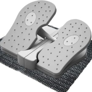 Foldable Leg Exerciser: Portable Foot Pedal Exerciser for Seniors Under Desk Foot Pedal Exerciser Stepper Exercise for Leg Muscles Relieves Varicose Veins Physical Therapy Aid