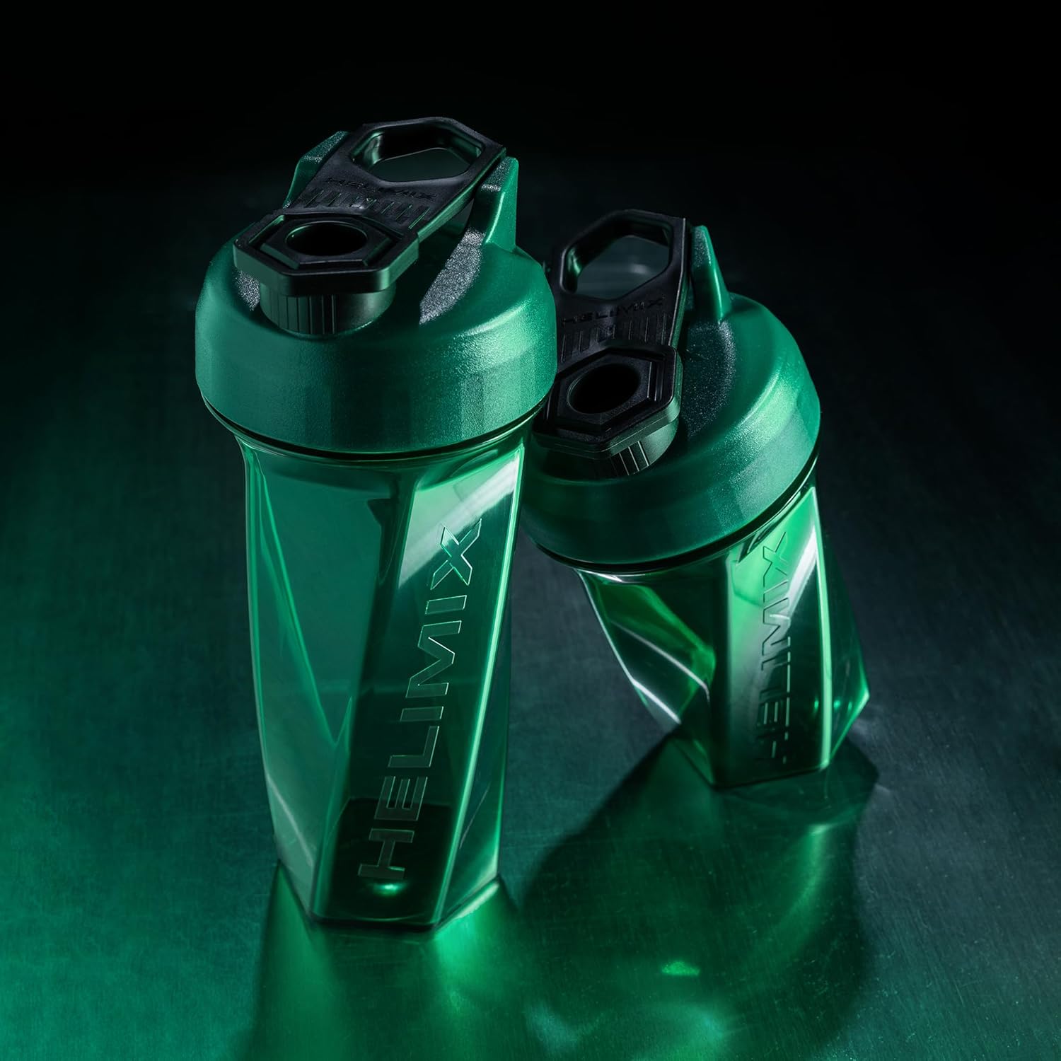 HELIMIX 1.5 Vortex Blender Shaker Bottle Holds upto 28oz | No Blending Ball or Whisk | USA Made | Portable Pre Workout Whey Protein Drink Shaker Cup | Mixes Cocktails Smoothies Shakes | Top Rack Safe - Image 2