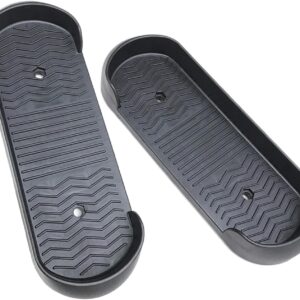 Universal Elliptical Machine Foot Pedal Non Slip Supplies Easy to Install Replacement Fitness Equipment Footboard for Household Use, 1 Pair Pedals