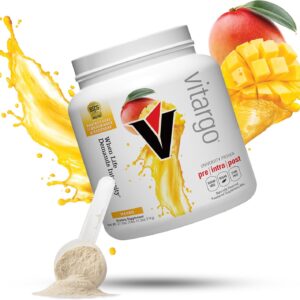 Vitargo Carbohydrate Powder | Feed Muscle Glycogen 2X Faster | 1 LB Mango Pre Workout & Post Workout Recovery Powder| Carb Supplement for Recovery, Endurance, Gain Muscle Mass