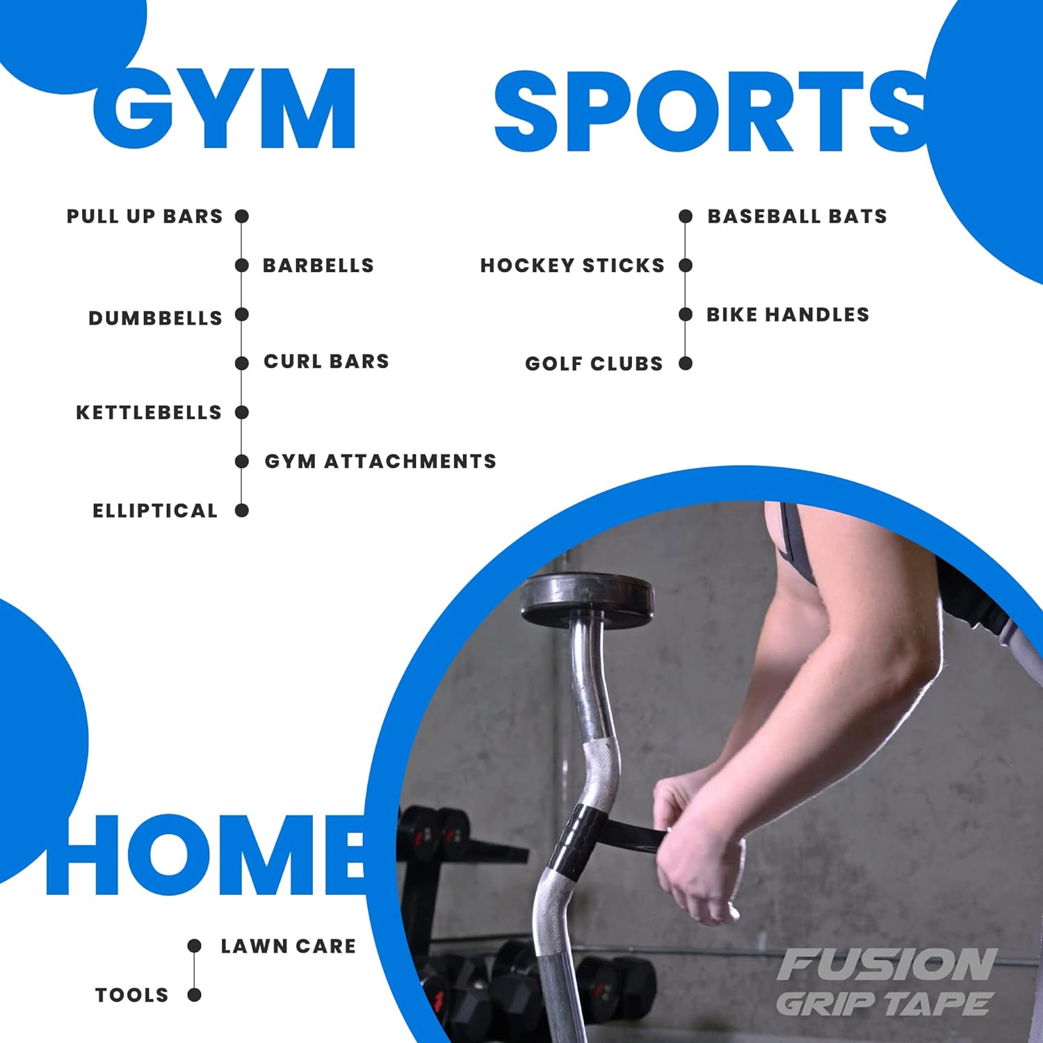Core Prodigy Fusion Grip Tape - Silicone Rubber Wrap for Pull Up Bars, Barbells, Dumbbells, Sports and Gym Equipment, and Tools - Image 7
