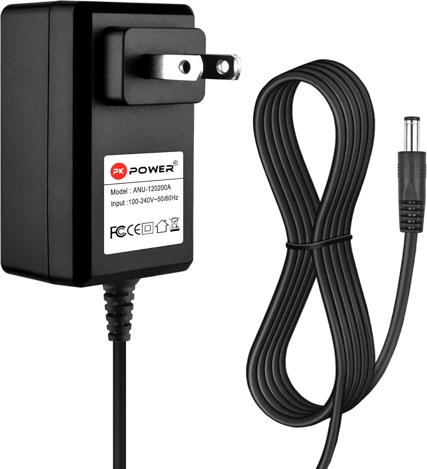 PKPOWER AC Adapter Charger for Life Fitness X3i X5i X9 X9i S9i SX30 CT5500 Elliptical Machine Cross-Trainer, Power Supply for Life Fitness C1 C1.5 RS1 RS3 R15 X35-01 Elliptical