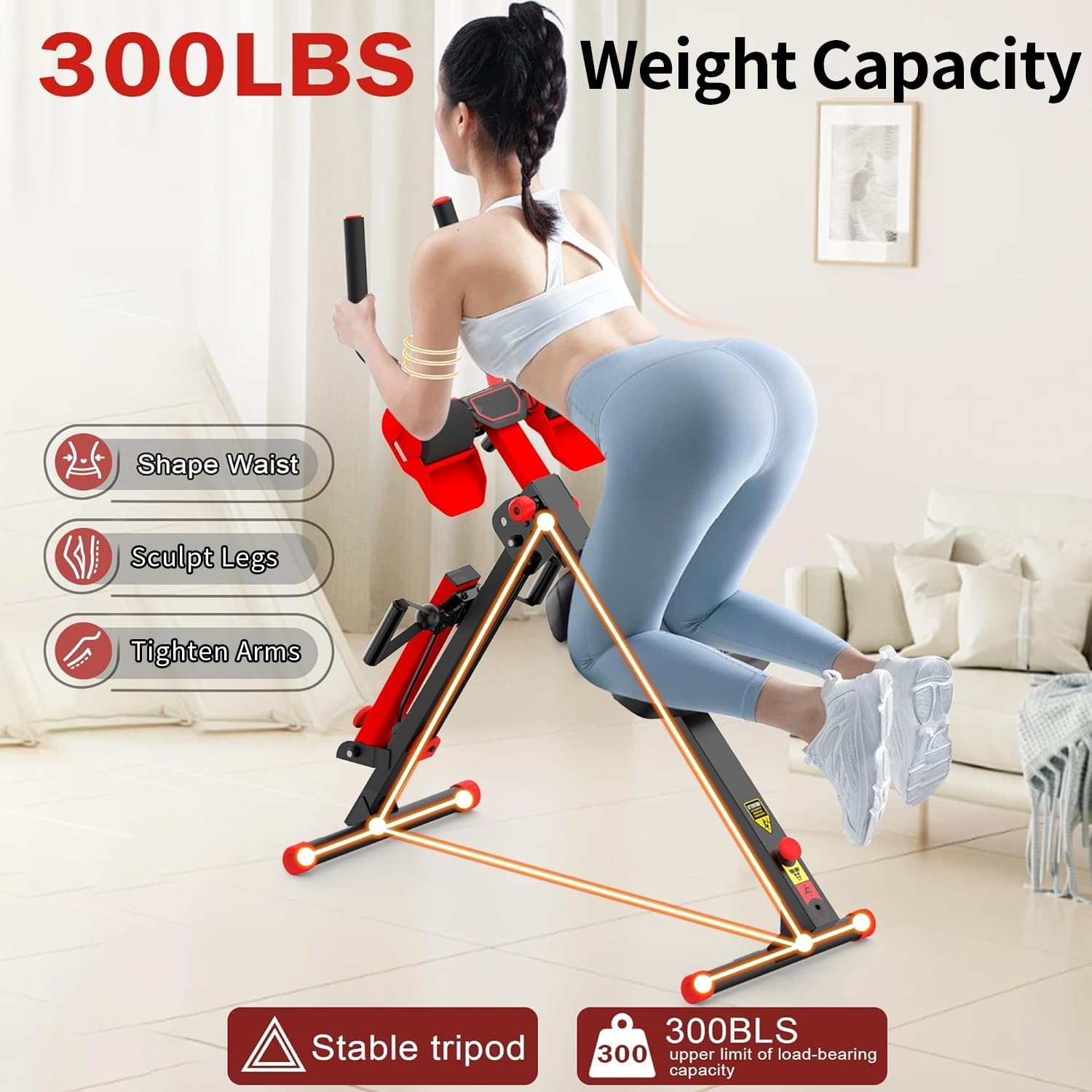 Magnetic Rowing Machine for Home | Adjustable 8-Speed Booster | Burn Fat & Sculpt Muscles | Supports Up to 265 LBS | Phone/Tablet-Ready Design - Image 3