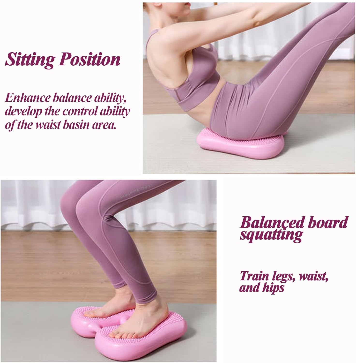 Inflatable Stepper for Exercise, Balance Training Mat for Fitness Yoga, Multi-Function Air Stepper for Gym, Home & Office - Image 5
