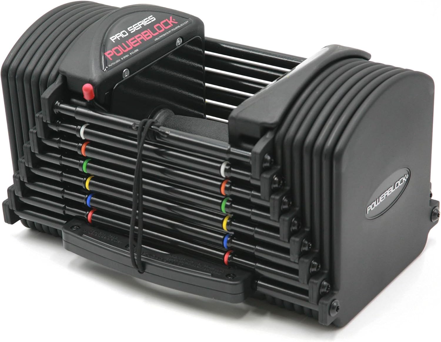 PowerBlock Pro 50 Adjustable Dumbbells, Sold in Pairs, 5-50 lb. Dumbbells, Durable Steel Build, Innovative Workout Equipment, All-in-One Dumbbells - Image 4