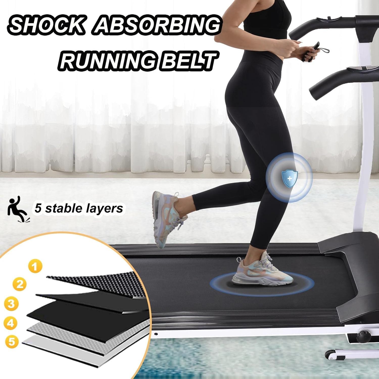 Yangming Foldable Treadmill for Home - Image 5