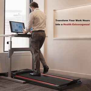 Walking Pad with Handle Bar, Walking Pad Treadmill 300 lb Capacity Under Desk Treadmill, Walking Treadmills for Home Small, Mini Foldable Treadmill with Remote Control