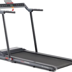 Sunny Health & Fitness Strider Foldable Treadmill, 20-Inch Wide Running Belt with Optional Exclusive SunnyFit™ App and Enhanced Bluetooth Connectivity