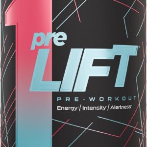 Rule 1 preLIFT Pre-Workout, 6g Citrulline, 3.2g Beta Alanine, 3 Caffeine Sources + 20 Others for Energy, Alertness, & Endurance (30 Servings, Snow Cone)