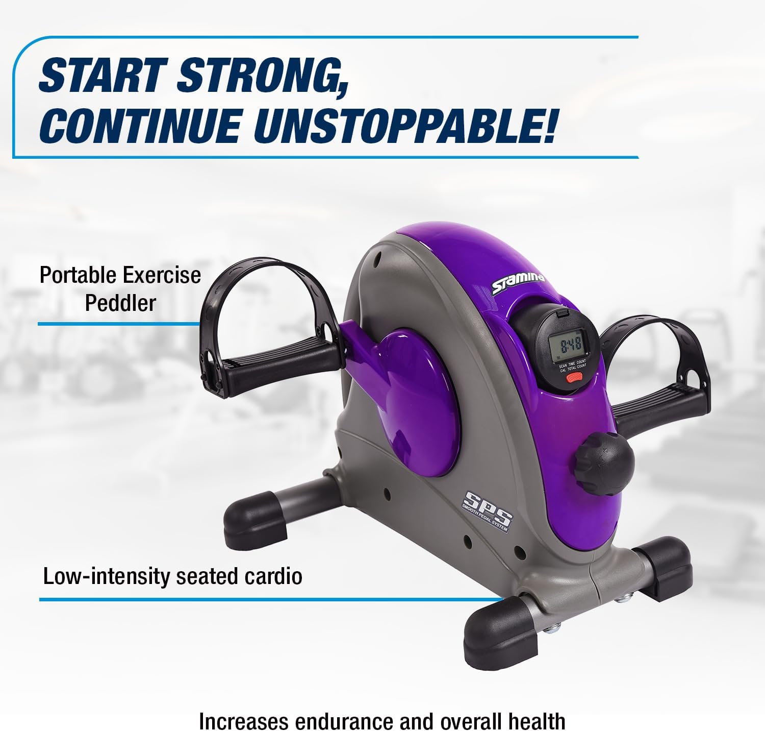 Stamina Exercise Bike with Smooth Pedal System - Image 4