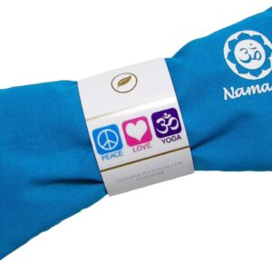 Lavender Eye Pillows – Yoga Eye Pillows Namaste Hot Cold Aromatherapy for Stress, Meditation, Spa, Relaxation Gifts – Made in USA Set of 4 – Turquoise Cotton