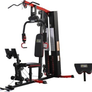 Home Gym, Workout Equipment with Leg Press, Exercise Equipment for Home with Pulley System, Home Gym Equipment for Full