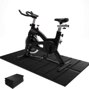 Walking Pad Mat for Carpet, Treadmill Mat for Hardwood Floors, Bike Mat Compatible with Peloton – Non-Slip Exercise Mat, Shock Absorbing & Floor Protection for Home Gym Use