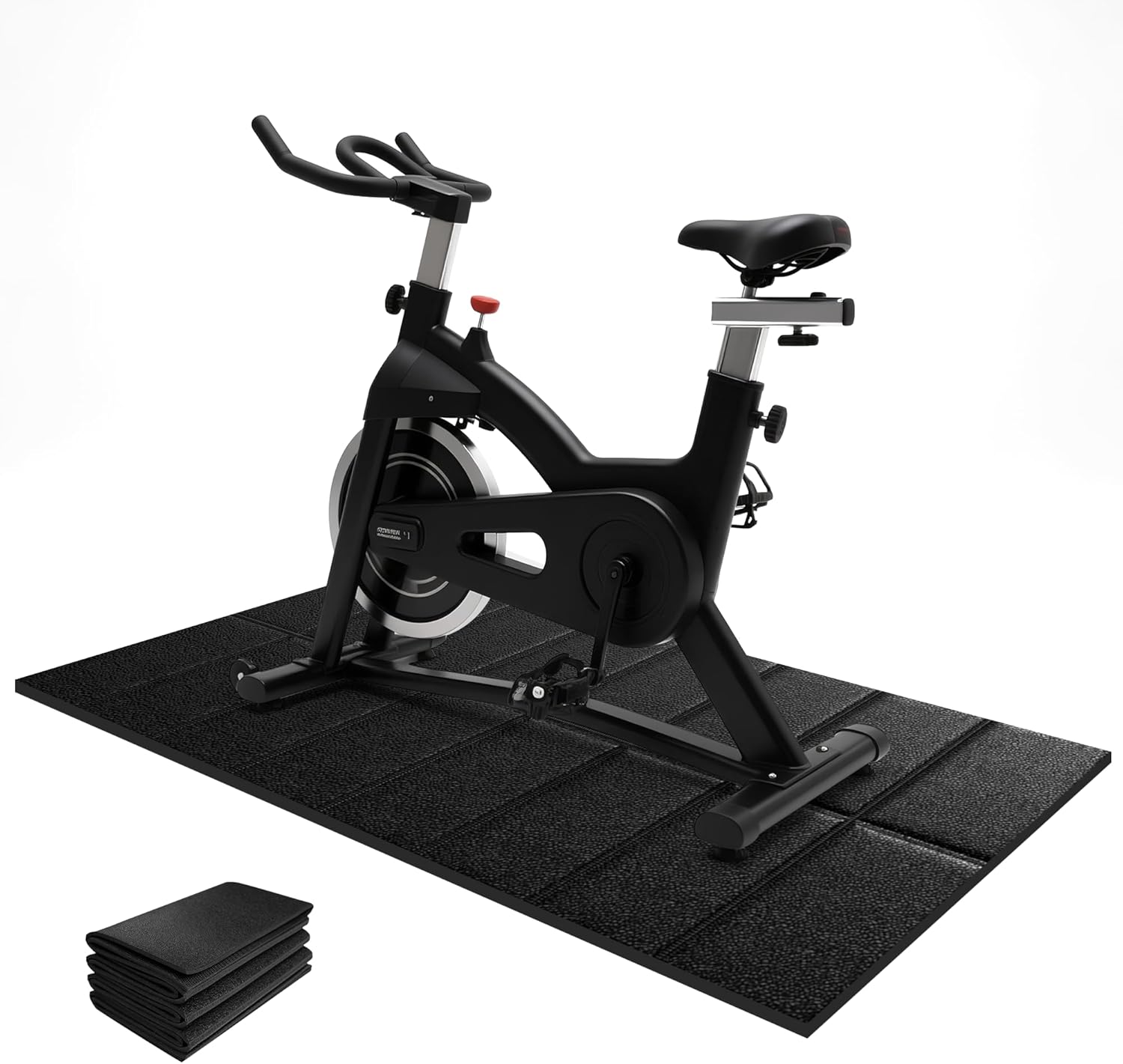 Walking Pad Mat for Carpet, Treadmill Mat for Hardwood Floors, Bike Mat Compatible with Peloton β Non-Slip Exercise Mat, Shock Absorbing & Floor Protection for Home Gym Use