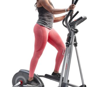 Sunny Health & Fitness Elite Interactive Series Exercise Elliptical with Exclusive Free SunnyFit App Enhanced Bluetooth Connectivity – SF-E320047