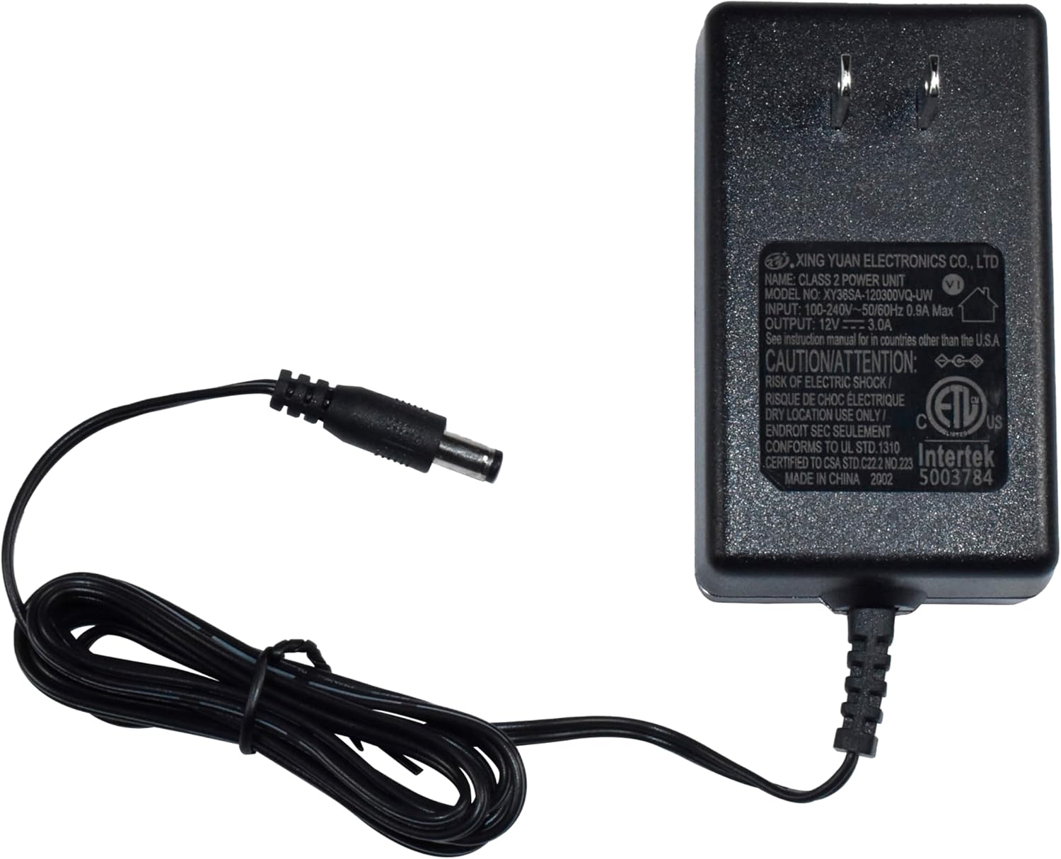 HQRP 12V 3A 36W AC DC Switching Power Supply Adapter Wall Transformer Charger Works with DC12V CCTV Camera LED Strip Light Radio Telescope Speaker Elliptical Trainer Scanner (36 Watt Max), ETL Listed - Image 3