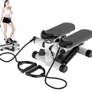 Steppers for Exercise at Home,Stair Stepper,Mini Steppers for Exercise at Home with Resistance Band,Stair Stepper for Home,Exercise Home Workout Equipment for Full Body Workout