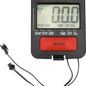 Rowing Machine Part Counter Monitor LCD Display Replacement for Stepper Gym Accessories Fitness Equipment, Tracks Time, Count, Calories, Distance, Multifunctional Rower Parts (No Battery Included)