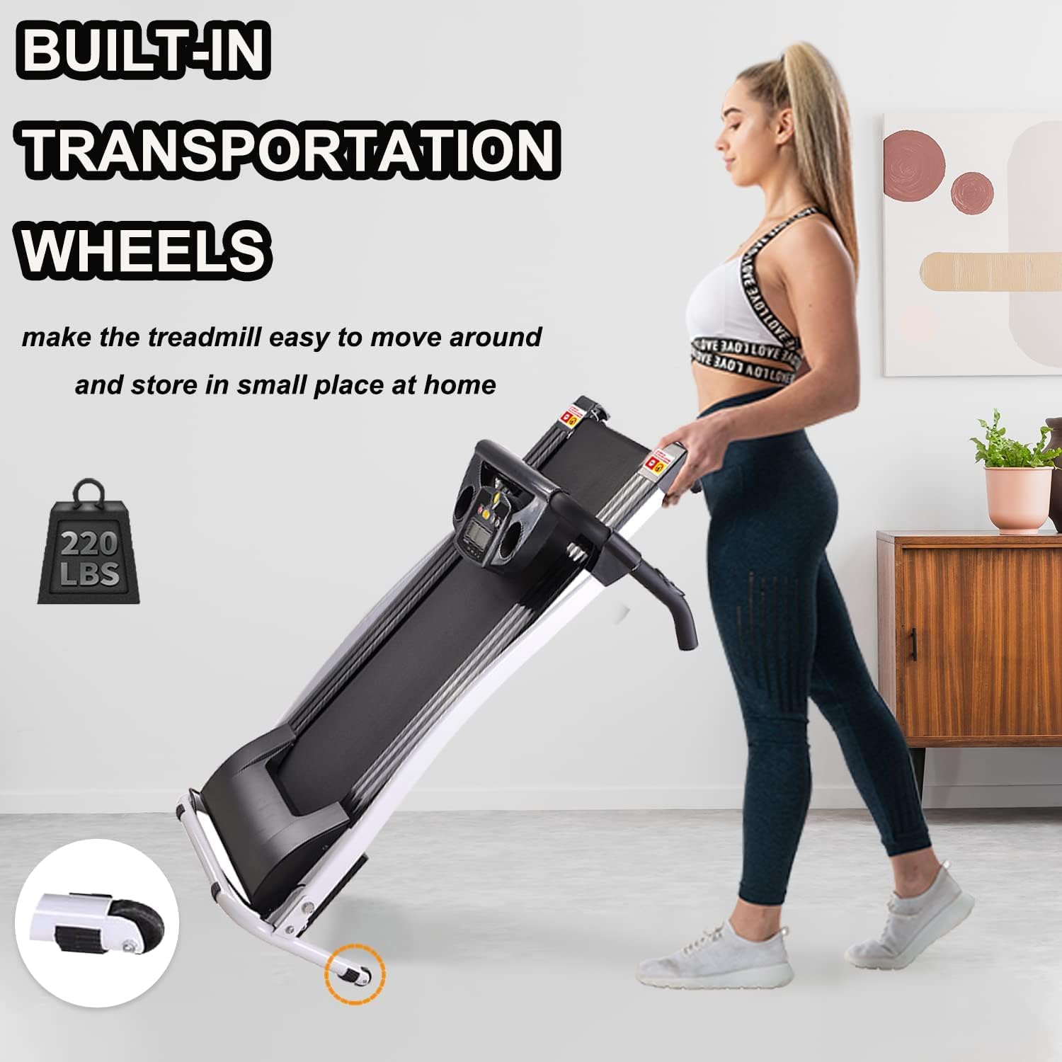 Yangming Foldable Treadmill for Home - Image 6