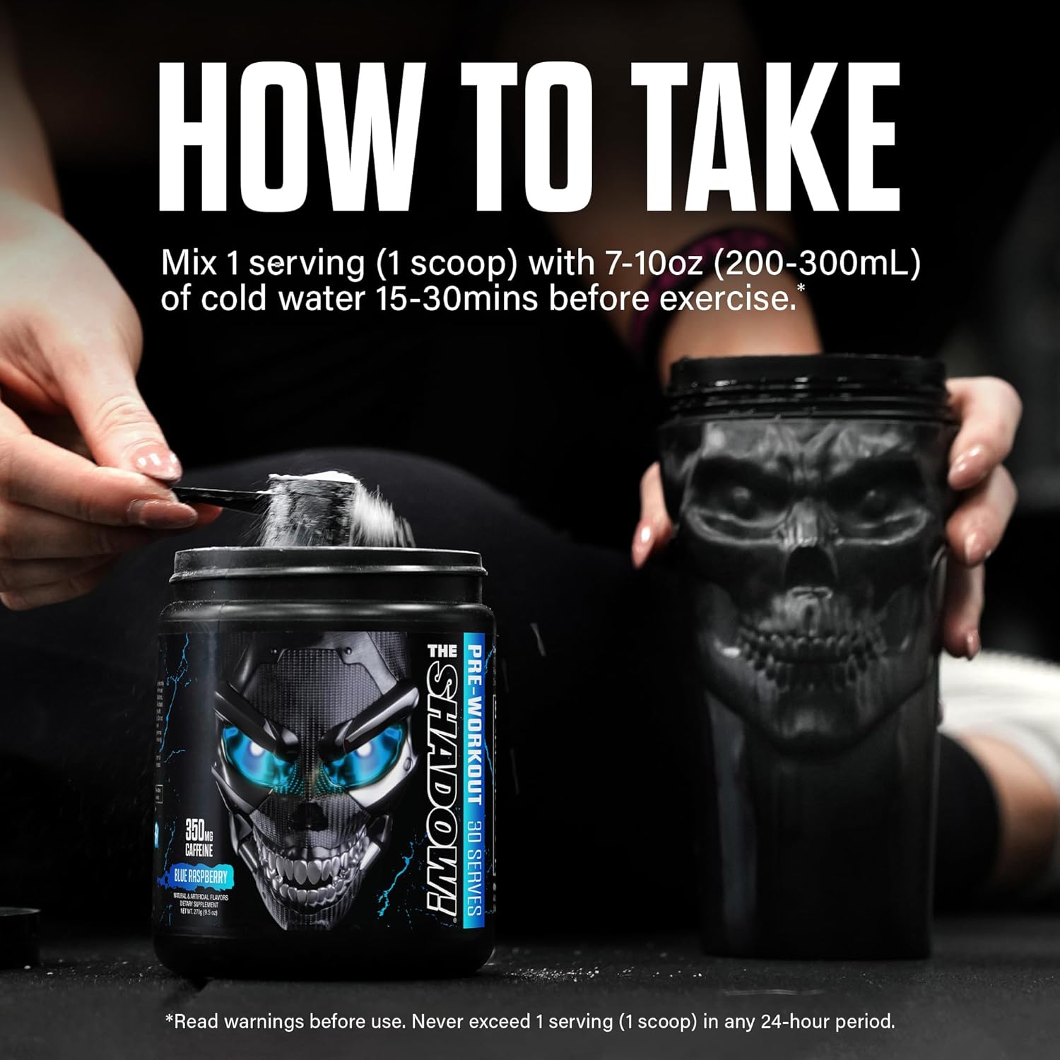 JNX SPORTS The Shadow! 350mg of Caffeine Hard Core Preworkout - Strawberry Pineapple 30 Servings | Electric Energy, Mental Focus & Superhuman Strength for Men & Women - Image 10