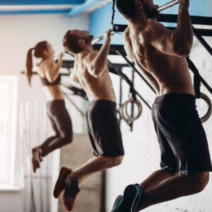 CFF Wall/Ceiling Mounted Pull Up Bar with 300-Pound Working Capacity; 750 lb. Static load