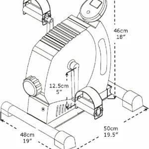 MagneTrainer-ER Mini Exercise Bike Arm and Leg Exerciser