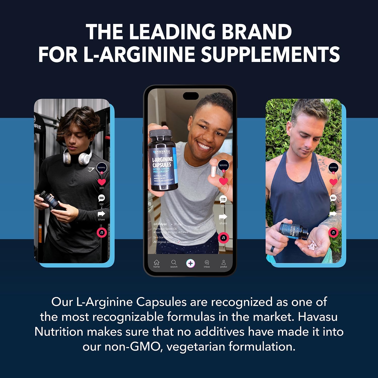 L-Arginine Capsules with L-Citrulline - Nitric Oxide Supplement - L Arginine and L Citrulline Blend - 60 Count - Vegan, Non-GMO Capsules for Performance, Endurance and Muscle Support - 1 Month Supply - Image 5