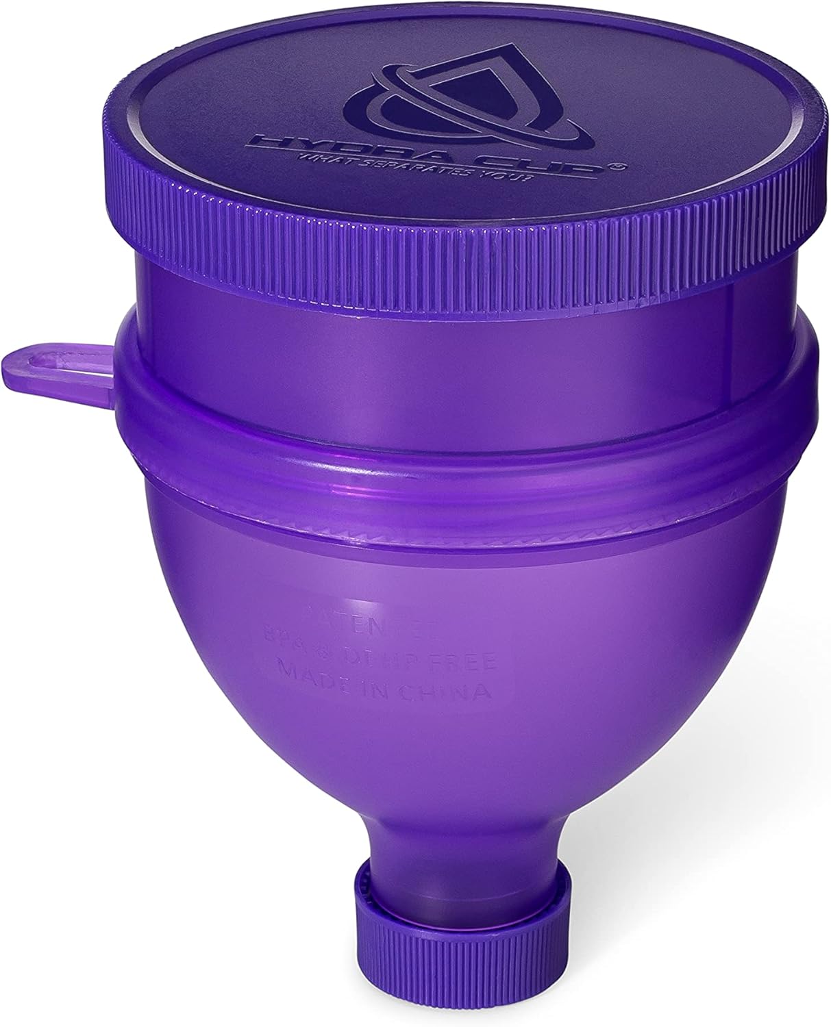 Hydra Cup [4 Pack Funnels for Filling Water Bottles with Protein Powder, 3 Compartment Pill Storage, Supplement Container Set to Go or Kitchen Use, Keychain for Shaker Cup - Image 8