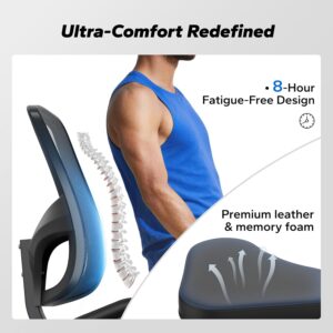 MERACH Recumbent Exercise Bikes for home, Light Commercial High-end Recumbent Bike for Seniors Adults, Magnetic Recumbent Exercise Bike with Smart Bluetooth and Exclusive App, LCD, Heart Rate Handle