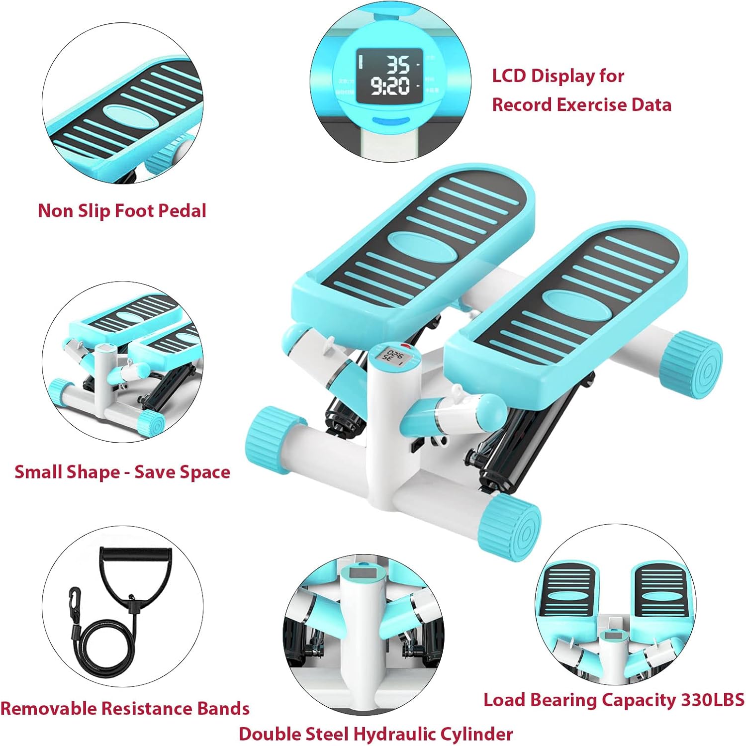 Steppers for Exercise, Stepper Machine for Home Office Workout Training - Image 4