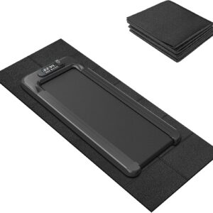 Treadmill Mat, 5’x2.5’/5.6’x2’/6.5’x3’/8’x3′,6mm Thickness Exercise Equipment Mat for Carpet Hardwood Floors, Compatible with Walking Pad,Spin Bike,Elliptical Trainer,Rowing Machine