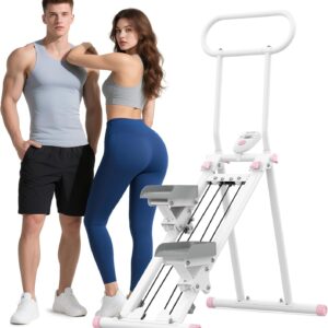 HXD-ERGO Stair Stepper for Home Gym,Folding Vertical Climber Cardio Exercise Machine,Stair Climber for Full Body Workout with Adjustable Handlebar for Women & Men