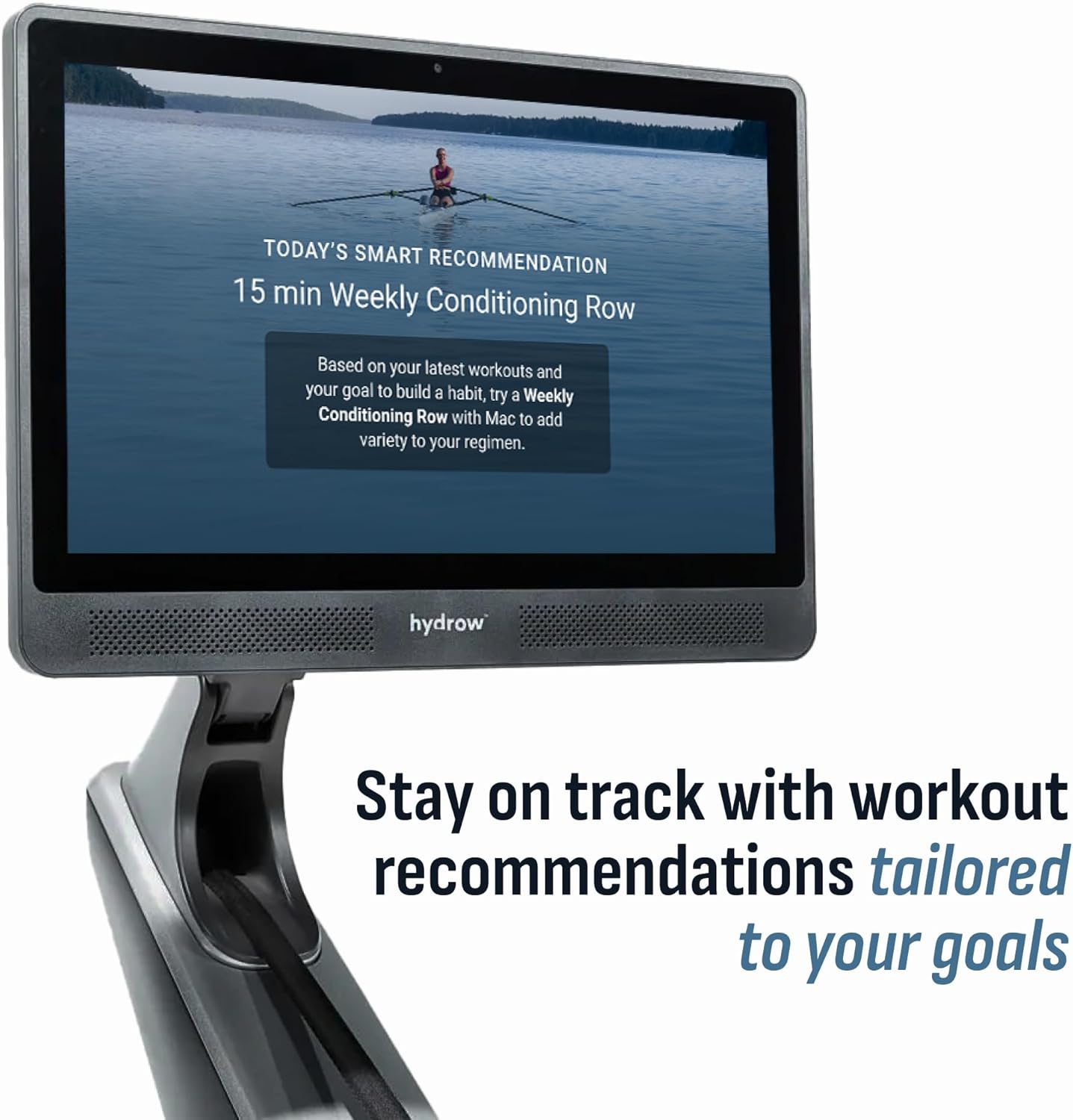 Hydrow Origin Rowing Machine with Immersive 22" HD Rotating Screen - Stows Upright | Live and On-Demand at-Home Workouts, Membership Required - Image 6