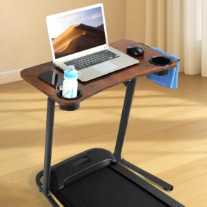 VTORY Treadmill Desk – Adjustable Desk for Walking Pad, Stable & Heavy-Duty Height 30″-47″, Portable Walking Pad Desk Table Stand for Home Office & Work with Installation Guide
