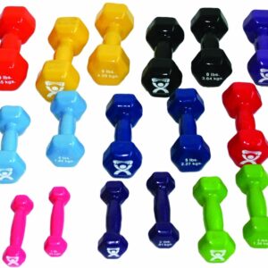CanDo Vinyl Coated Dumbbells